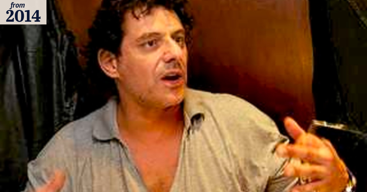 Lunch with ... Vince Colosimo