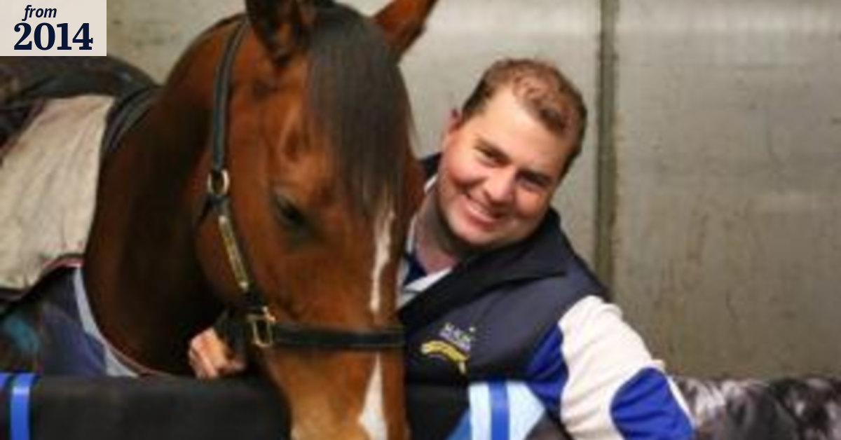 Trainer David Pfieffer shows the way for racing's generation next