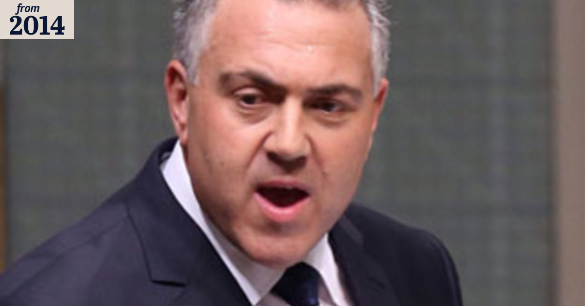 Federal budget 2014 - Full speech