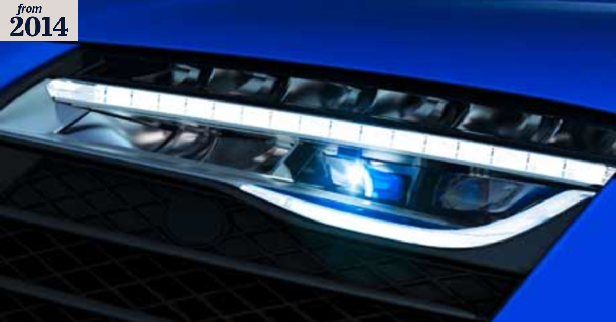 Lasers light the way for Audi's R8