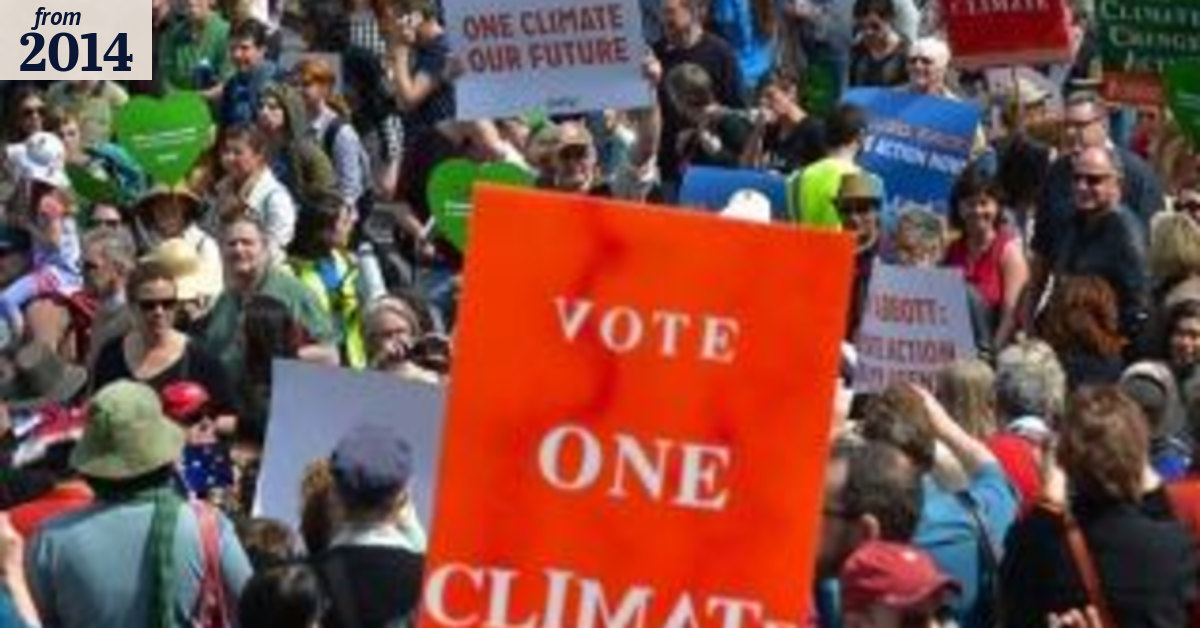 Melbourne rally for climate change action attracts 30,000 people