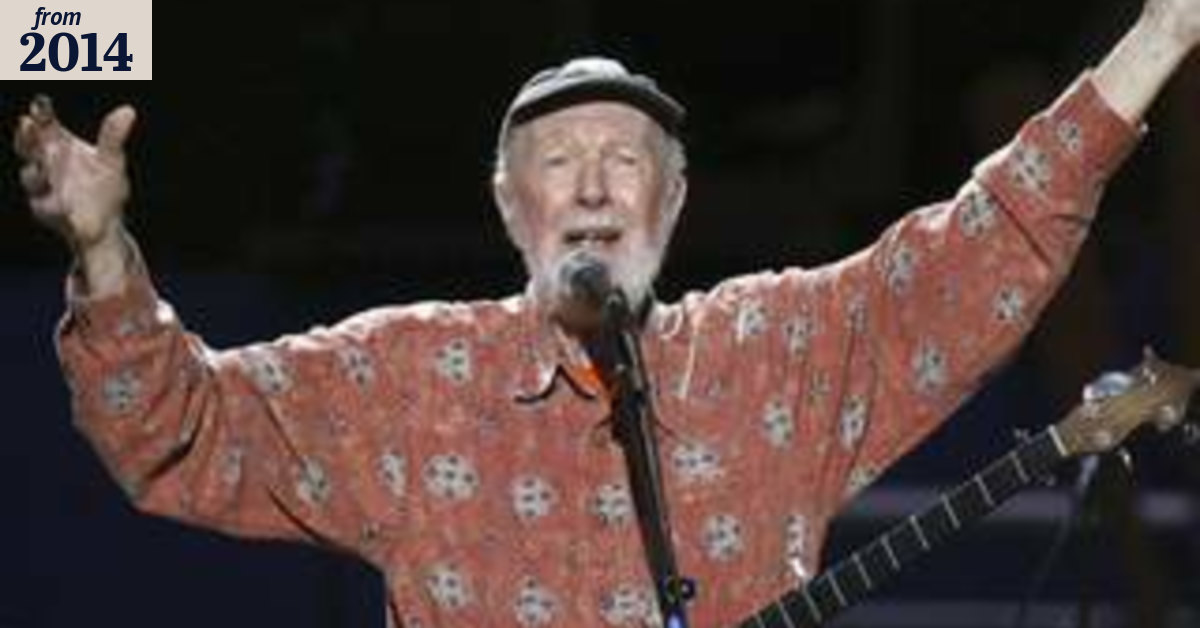 Seeger: a voice of protest that never lost its purity
