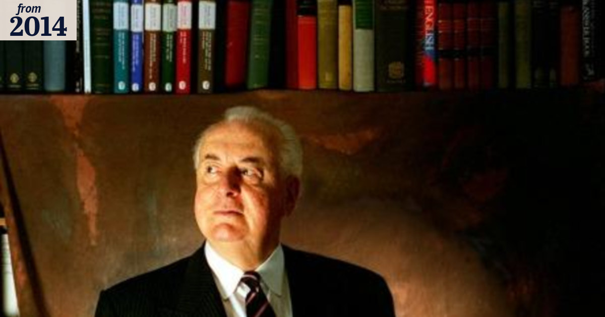 View from the Street: Farewell Gough, the most beloved PM of the modern era