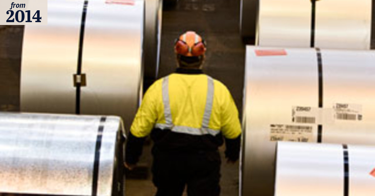 BlueScope has a pulse after tough times