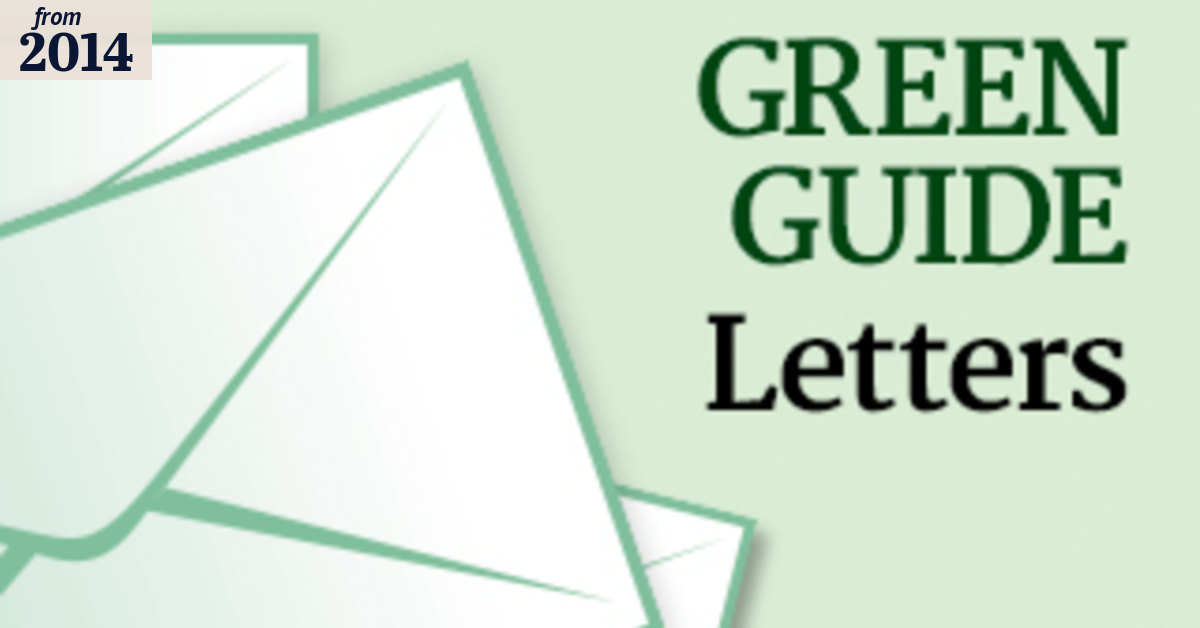 Green Guide letters