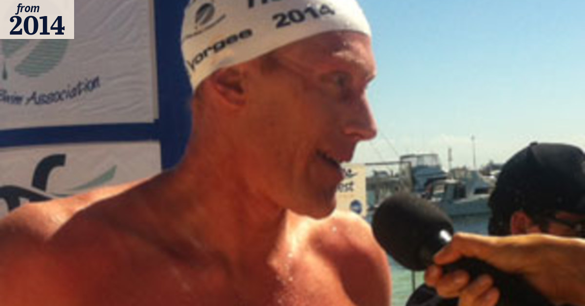 Perfect day for Rottnest Swim