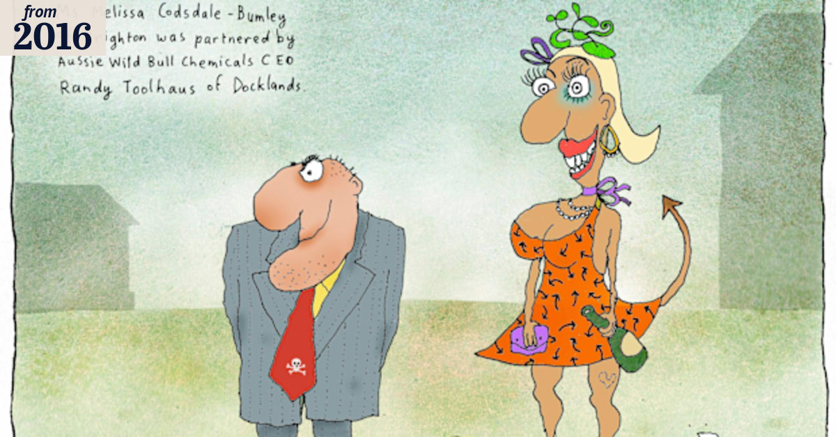 A touch of Leunig humour for Spring Racing Carnival