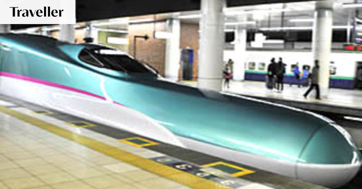 Japan's newest, fastest train debuts