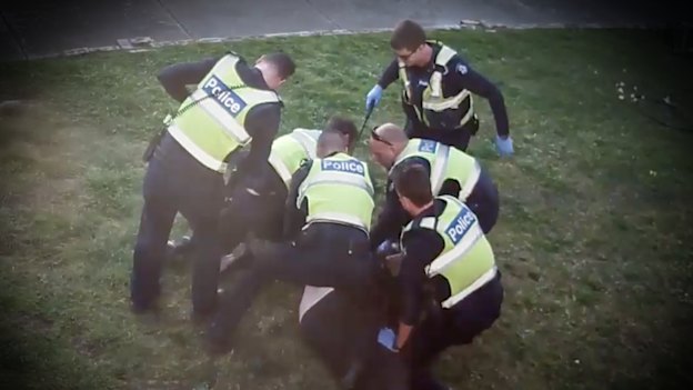 Beaten, abused, humiliated and filmed by Victoria Police