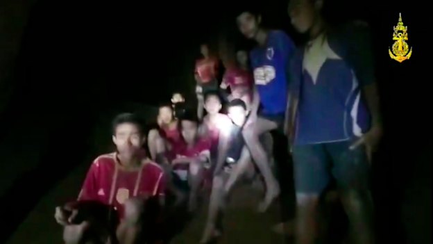 The group were found alive inside the cave. It would be more than a week before they would be freed. 