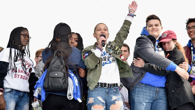 High school massacre survivor Emma González’s impassioned speeches have helped drive a mood for gun reform in the US.