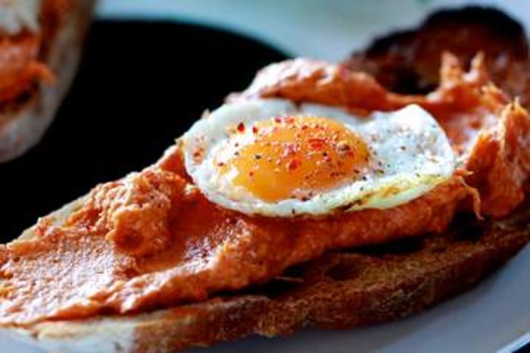 Bruschetta with 'Nduja and Poached Egg Recipe