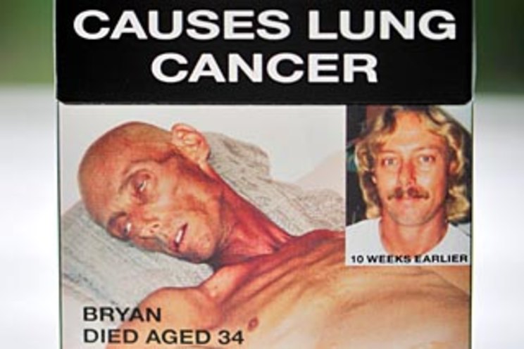 Dead man Bryan tells his life's tale to all smokers