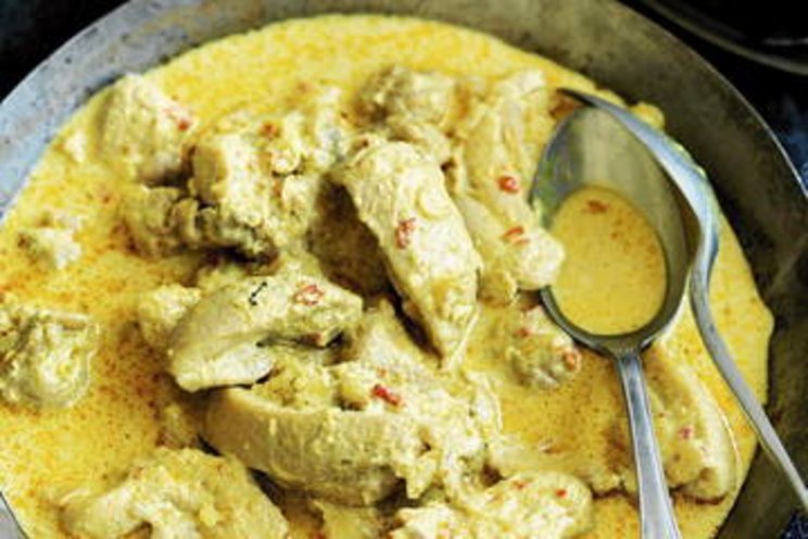 Chicken kapitan with fragrant rice-image