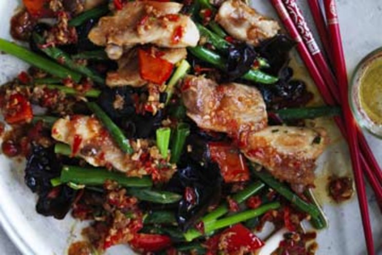 Chicken stir-fried in XO sauce-image