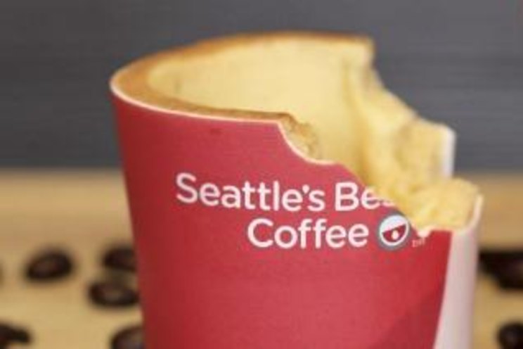 The newest invention from KFC, the Scoff-ee Cup - Free