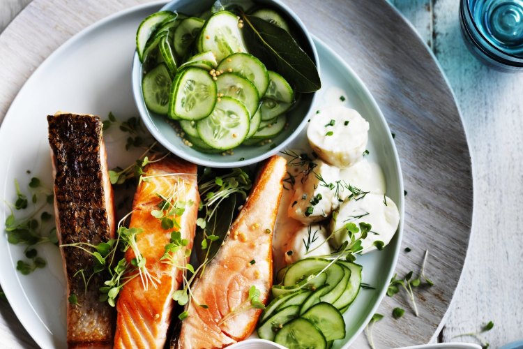 Salmon with a Danish-twist.