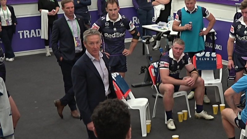 Bellamy sprays side then walks out