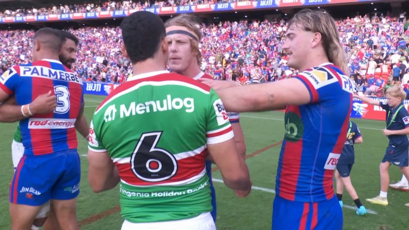 Walker, Crossland in fiery post-match clash