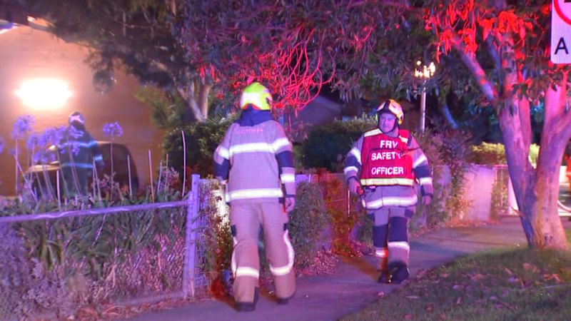 Melbourne church catches fire