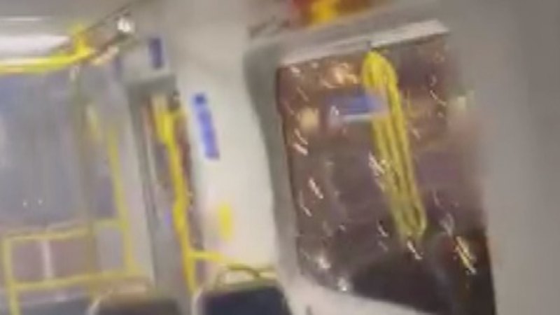 Explosions on Melbourne Metro train