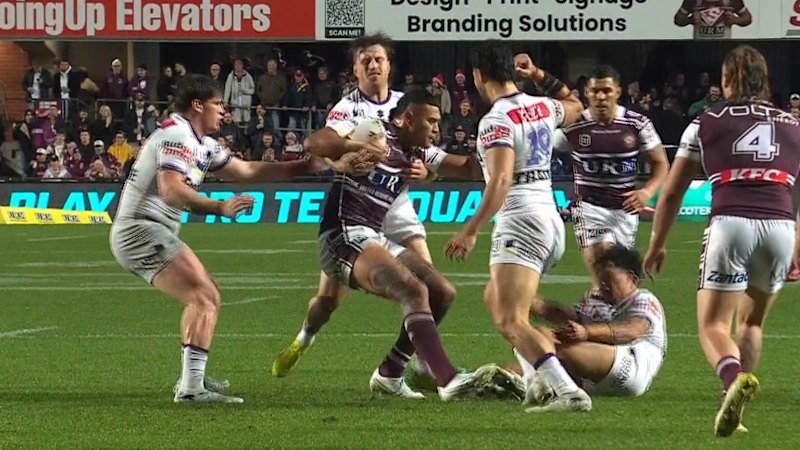 Olakau'atu scores double, knocks out Storm rookie