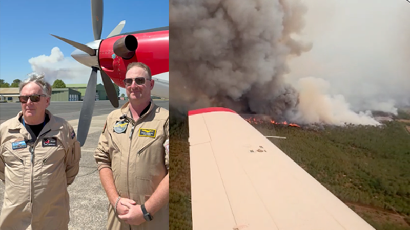 How Australian pilots are flying to fight French wildfires