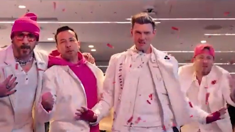 The Backstreet Boys reunite for T-Mobile Super Bowl ad