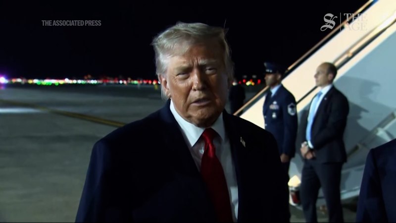 Trump says pilots are 'fine' after US helicopter crashes near Strait of Hormuz
