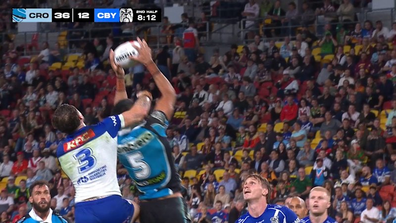Ronaldo Mulitalo makes it two against the Bulldogs