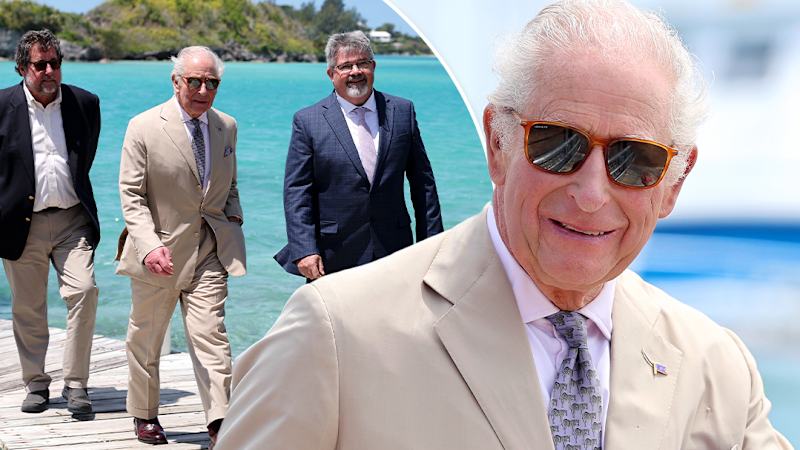 King Charles arrives in Bermuda