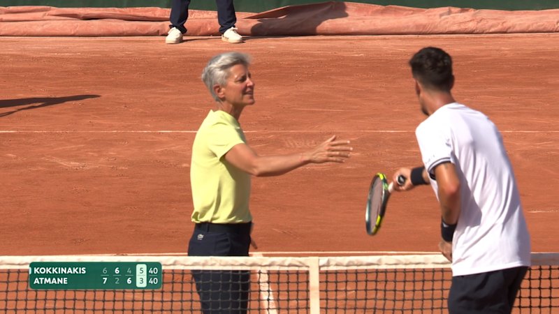 Kokkinakis in fiery dispute over ace call