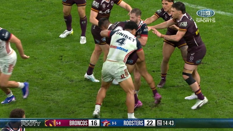 Toia in hot water after lifting tackle
