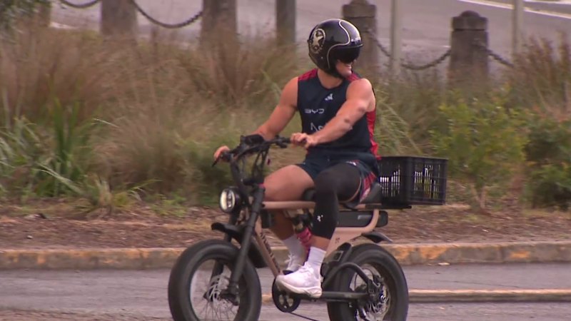 Roosters gun returns after E-scooter crash