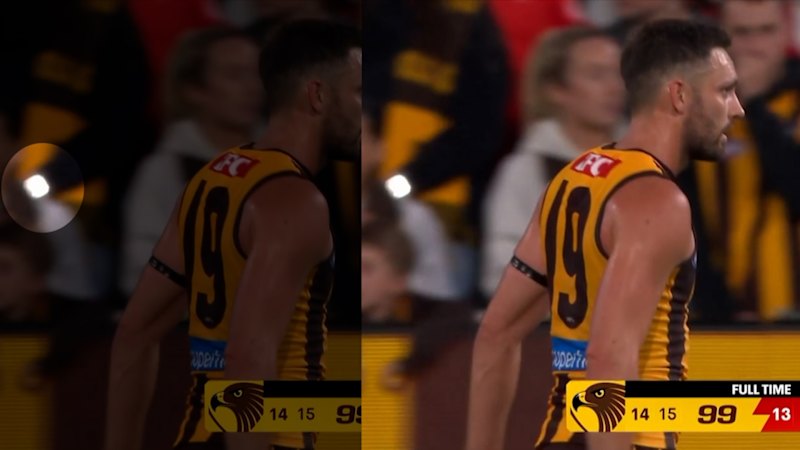 Watson alleges soft drink bottle thrown at Hawks