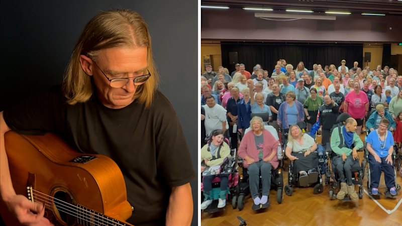 Julian Peterson wrote 'Take It Away', which he will perform with the Find Your Voice Collective