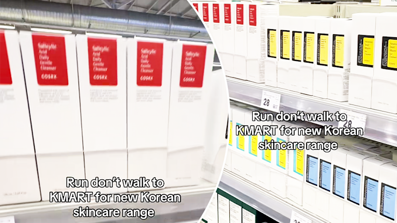 Korean skincare brands hit the shelves at Kmart