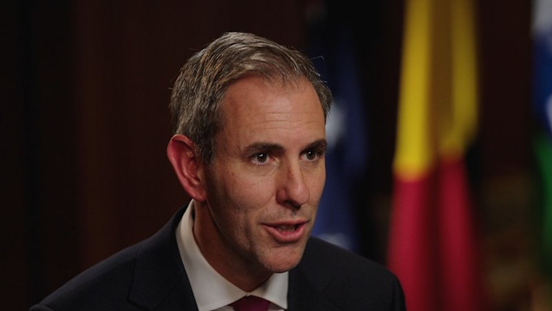 Charles Croucher presses Treasurer Jim Chalmers on 'ambitious' federal budget