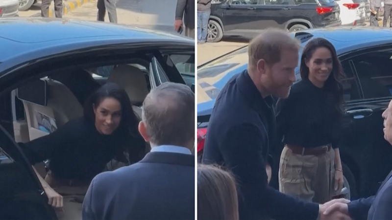 Prince Harry and Meghan Markle start two-day humanitarian visit to Jordan