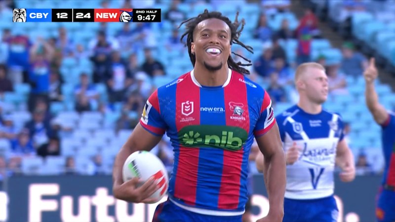 Young picks an intercept to bag his third try