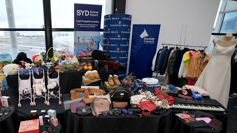 Lost property up for auction at Sydney Airport