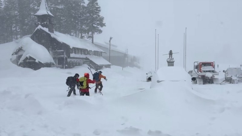 Eight skiers found dead after group engulfed by California avalanche