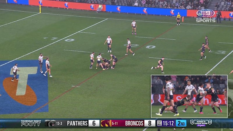 Panthers prop cops a stray boot