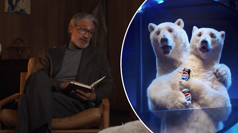 Taika Waititi stars in Pepsi ad alongside Polar Bear