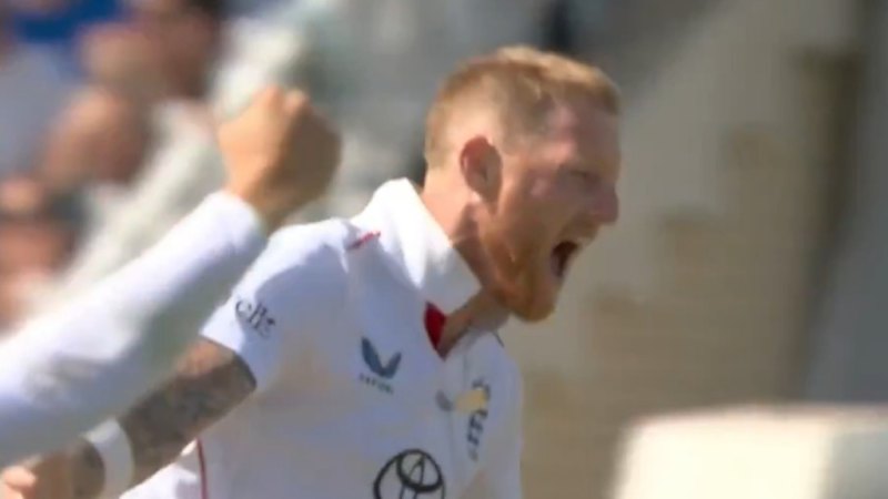 Stokes takes a wicket moments after retirement