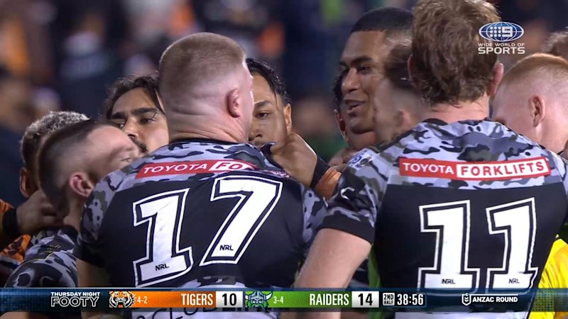 Doueihi's fall leads to biff