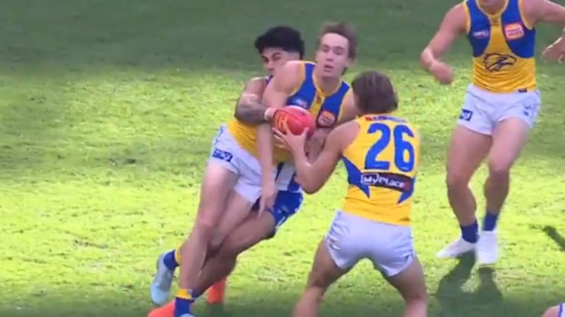 Curtis in hot water for ugly tackle