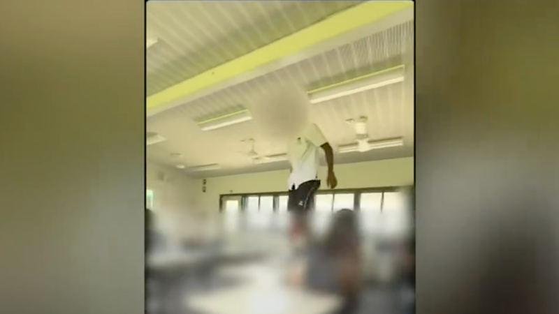 Students torment a relief teacher in Perth