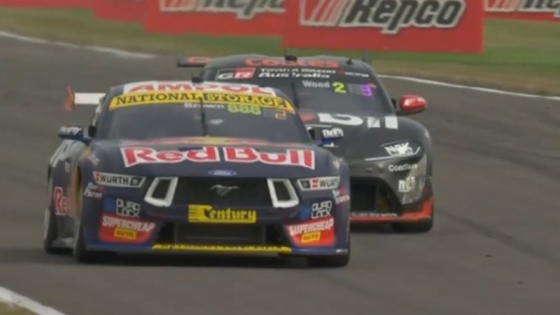 Brown holds on in thrilling last-lap battle