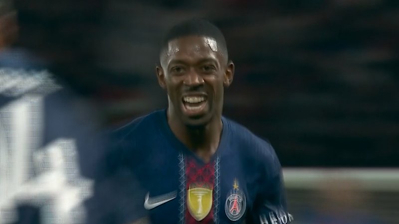 Dembele strikes in wild semi